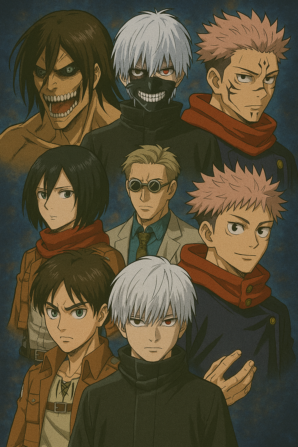 Mega Trio Legendary Anime part 5:AoT/Jujutsu Kaisen/Tokyo Ghoul